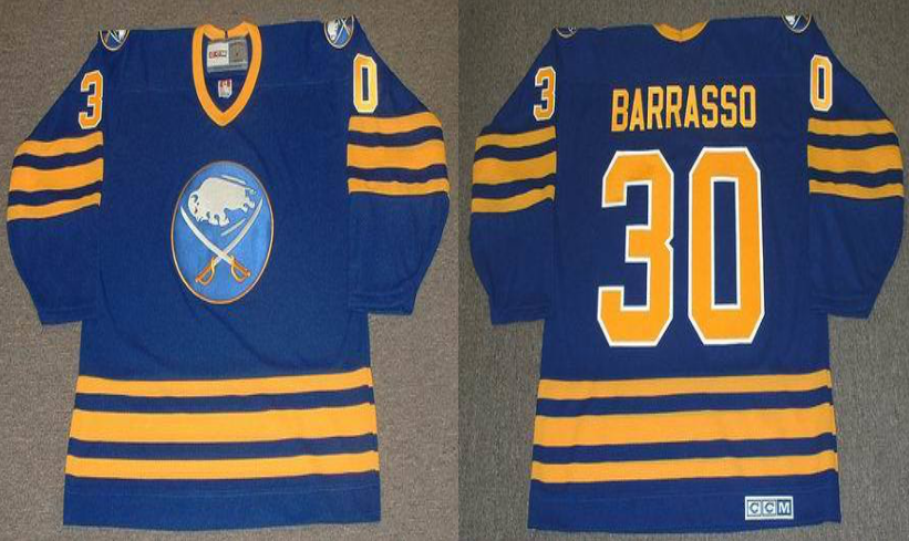 2019 Men Buffalo Sabres #30 Barrasso blue CCM NHL jerseys->buffalo sabres->NHL Jersey